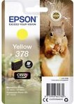 Epson 378 Yellow Squirrel Genuine, Claria Photo HD Ink Cartridge, Amazon Dash