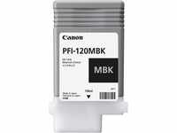 Canon PFI120MBK passend für IPF TM200 Tinte matt schwarz 2884C001 130ml