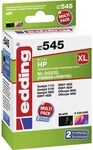 edding Druckerpatrone EDD-545 - Multipack 2 - Schwarz, 3-Farbig - 1x 21 ml + 1x 16 ml