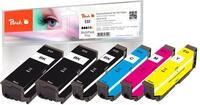 Peach C550/551/555 Doppelpack Druckerpatronen XL 2 x schwarz ersetzt Canon