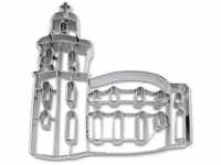 Städter Präge-Ausstecher Paulskirche 9 cm Edelstahl, Silber, 11 cm