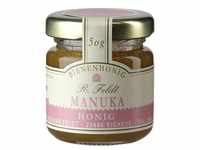 Manuka-Honig (Teebaum), Neuseeland, dunkel, flüssig, kräftig, Portionsglas,...