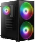 AeroCool Python Tempered Glass Windowed Mid Tower Case