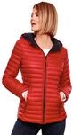 MARIKOO Damen Steppjacke &Uuml;bergangsjacke gesteppte Jacke mit Kapuze Fr&uuml;hjahr Stepp