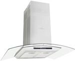 vidaXL Insel-Dunstabzugshaube 90 cm LCD Touch-Sensor 756 m&sup3;/h LED