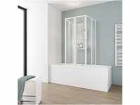 Schulte Duschabtrennung faltbar für Badewanne 70-80 cm, einfacher Aufbau,...