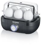 SEVERIN Eierkocher f&uuml;r 6 Eier mit elektronischer Kochzeit&uuml;berwachung, inkl.