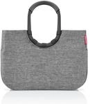reisenthel loopshopper L twist silver - Stabile Shoppingtasche oder Handtasche...