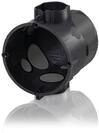 f-tronic Unterputz-Ger&auml;tedose, winddicht, 62 mm tief, Inhalt: 25, schwarz, E1072K