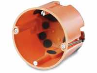 f-tronic Hohlwand-Gerätedose, winddicht, 61 mm tief, 1 Stück, orange, E3700