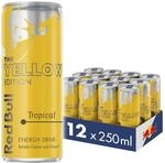 Red Bull Energy Drink Tropical 12 x 250 ml Dosen Getr&auml;nke Yellow Edition 12er