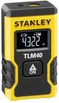 STANLEY Laserentfernungsmesser TLM40 (bis 12m Reichweite, schwarzes Display mit