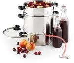 Klarstein Applebee - Elektrischer Dampfentsafter, Edelstahl Fruchtentsafter, 1500 W