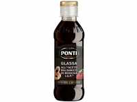 Ponti, Balsamic Vinegar of Modena I.G.P. Glaze, Ideal for All Recipes, Full and Sweet
