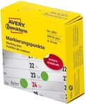 AVERY Zweckform 3851 selbstklebende Markierungspunkte 800 St&uuml;ck (&Oslash;10mm, Klebepunkte