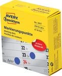 AVERY Zweckform 3857 selbstklebende Markierungspunkte (&oslash; 19 mm, 250 Klebepunkte auf