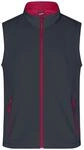 James & Nicholson Herren Softshell Weste - Funktionale Softshell Weste in attraktiven