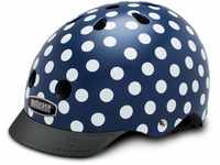 Nutcase Street-Navy Dots Helm, Mehrfarbig, Taille : L