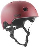 TSG Erwachsene Halbschalenhelm Meta Solid Color, Satin Oxblood, L/XL, 750123