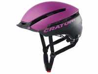 Cratoni Unisex – Erwachsene C-Loom (City) Helme, Purple/Schwarz Matt, S/M