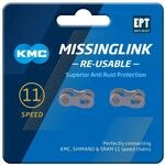 Missing Link von KMC, Kettenverschlussglied, 11R EPT Silver, 2 St&uuml;ck,