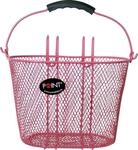 Point Kinder Fahrradkorb VR Colour, rosa, 25x16x16cm, 05107705