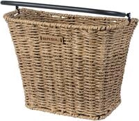 Basil Bremen Rattan Look Fahrradkorb &ndash; Vorderrad &ndash; Kunststoff-Rattan &ndash;