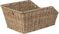 Basil Cento Fahrradkorb &ndash; Hinterrad &ndash; Rattan Look &ndash; wetterfest &ndash; Kunststoff