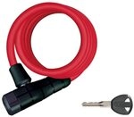 ABUS Spiralkabelschloss Primo 5510K/180 + SCMU-Halterung - Fahrradschloss aus 10 mm