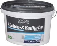 Sch&ouml;ner Wohnen K&uuml;chen- und Badfarbe wei&szlig; matt 2,5 l