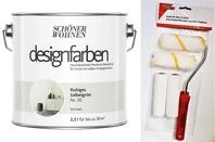 Sch&ouml;ner Wohnen designfarben hochdeckende feinmatte Wandfarbe f&uuml;r innen 2,5...