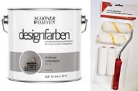 Sch&ouml;ner Wohnen designfarben feinmatte Wandfarbe f&uuml;r innen 2,5 Liter mit go/on