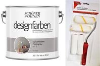Sch&ouml;ner Wohnen designfarben feinmatte Wandfarbe f&uuml;r innen 2,5 Liter mit go/on