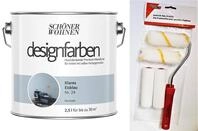 Sch&ouml;ner Wohnen designfarben feinmatte Wandfarbe f&uuml;r innen 2,5 Liter mit go/on
