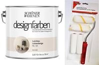 Sch&ouml;ner Wohnen designfarben feinmatte Wandfarbe f&uuml;r innen 2,5 Liter mit go/on