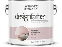 Sch&ouml;ner Wohnen designfarben feinmatte Wandfarbe f&uuml;r innen 2,5 Liter mit go/on