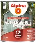 Alpina Holz-Wetterschutz-Farben &ndash; Steingartenblau, halbdeckend &ndash; bis zu 12 Jahre