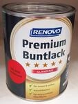 Eigenmarke 125 ml Premium Buntlack, 3020 verkehrsrot, Hochglanz, Polyurethan (PU),