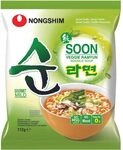 Nong Shim NONGSHIM - Instant Nudeln Soon Veggie - (1 X 112 GR) | Koreanische Instant