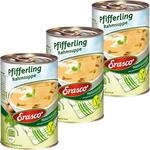 Erasco Pfifferling Rahmsuppe mit Sahne nat&uuml;rlich lecker 390ml 3er Pack