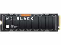 WD_BLACK SN850 mit Heatsink 2TB NVMe interne Gaming SSD; PCIe Gen4 Technologie,...