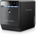 FANTEC 4fach USB3.2 Gen2 RAID Festplattengeh&auml;use f&uuml;r 4X SATA 3,5/2,5 Zoll SSDs oder