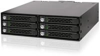 ICY DOCK ToughArmor MB996SK-6SB - Wechselrahmen f&uuml;r 6X 2,5 Zoll SATA/SAS...