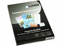 LMG LMGBA-175 Laminierfolien Badge, 67 x 99 mm, 2 x 175 mic, 100 Stück