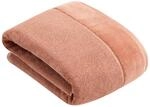 Vossen Pure Badetuch 100 x 150 cm red Wood