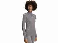 FALKE Damen Baselayer-Shirt Wool-Tech High Zip Neck W L/S SH Wolle Schnelltrocknend 1