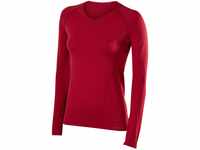 FALKE Damen Langarmshirt Warm Comfort Fit, Sport Performance Material, 1 Stück, Rot