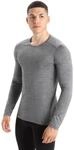 Icebreaker Merino Herren 200 Oasis LS Crewe/Gritstone Hthr L
