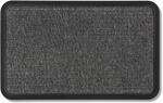 Fu&szlig;matte Au&szlig;en & Innen - 50x80 cm - Grau Linien - Sauberlauf T&uuml;rmatte rutschfest -