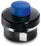 LAMY T52 Tinte blue 50ml - Tintenglas mit Tintensammelbecken - Standfu&szlig; aus